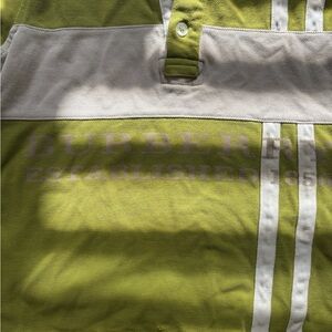Burberry Olive and White Polo Shirt 8T